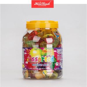Frott żgħir Assorted yummy tazzi kandju fil-vażett ta ' l-