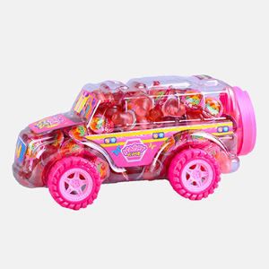 Gummy Halal Jelly Candy Karozza tal-Ġugarelli tal-Karozzi tal-Karozza Pink